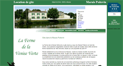 Desktop Screenshot of lafermedelaveniseverte.fr