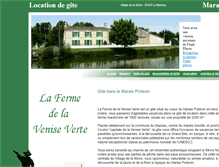 Tablet Screenshot of lafermedelaveniseverte.fr